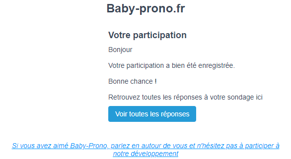 baby-prono confirmation de participation